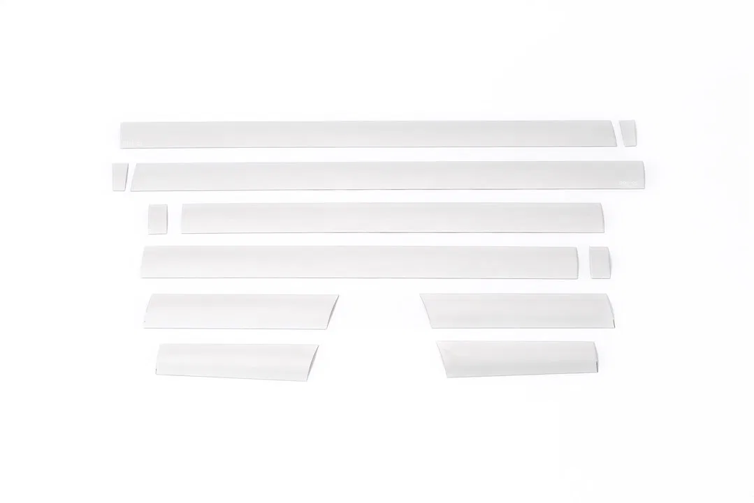 3751471 – PUTCO Rocker Panel Molding, 12 Piece Polished Stainless Steel 4-1/4 Inch Height